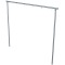 Laundry drying stand | Cross tube 3000 mm6 hooks, one-sided | steel tube  48 mm